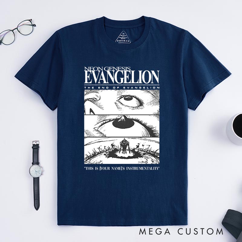 Personalized the End Anime Classic T-Shirts Japanese Mecha Anime Series Manga Tshirt Comic Shirt for Anime Lovers