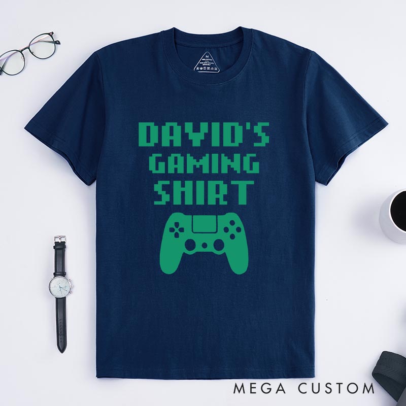 Personalized Your Gaming Shirt Game Classic T-Shirts Video Game Tshirt Geek Gaming Nerd Shirt