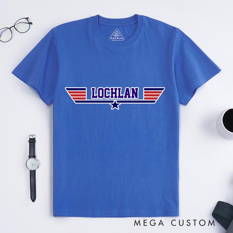 Personalized Pilot Movie Classic T-Shirts Independence Day Tshirt Veterans Day Shirt
