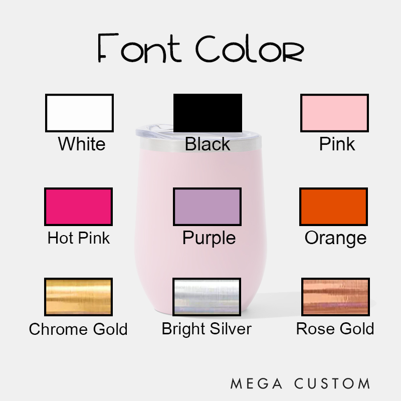 Personalized Stainless Wine Tumbler With Name Party Favors For Her