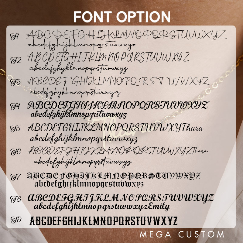 Personalized 18K Gold Plated Name Necklace Minimalist Name Necklace Gift for Her