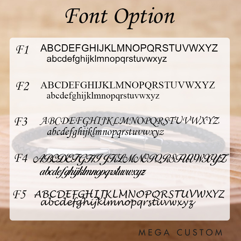 Personalized Stainless Steel Bracelet Cubic Foxtail Chain Weave Bracelet Hidden Message Gift for Him