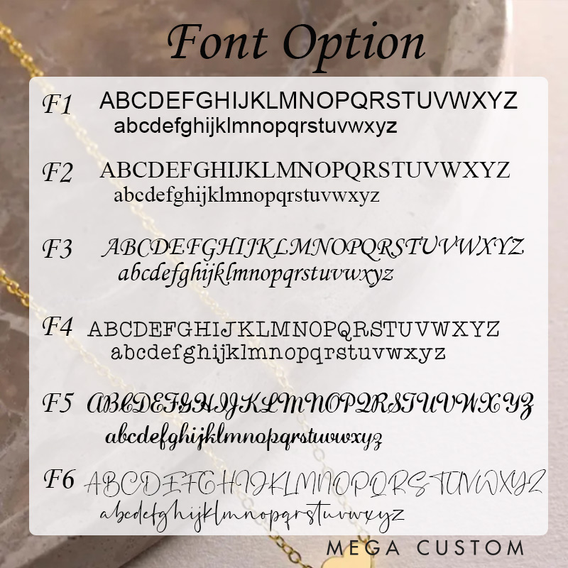 Personalized Engraved Heart Initial Necklace Heart Pendant Necklace for Her