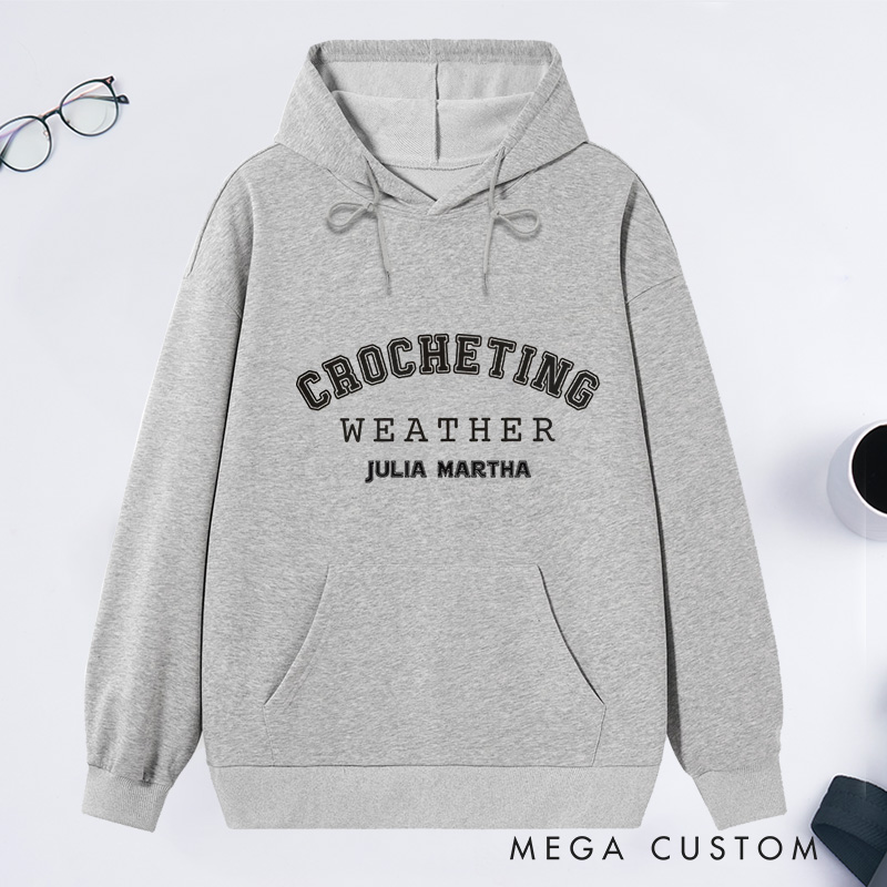 Personalized Crocheting Classic Hoodies Gifts for Crochet Artist Lovers