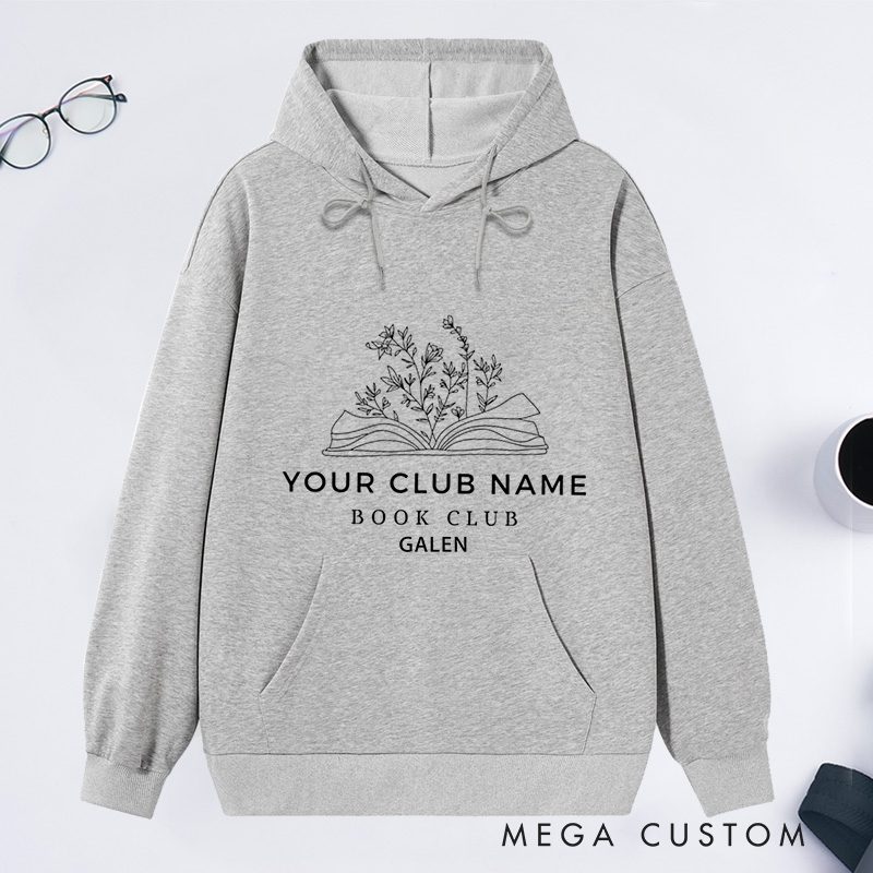 Personalized Custom Book Club Classic Hoodies Custom Book Shirt Custom book shirt Book club since Reading club shirt custom name book club bookish shirt