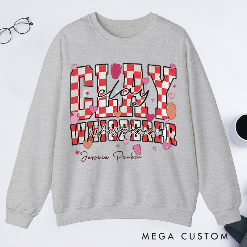 Personalized Funny Pottery Classic Sweatshirts Ceramic Artist Sweatshirts Pottery Teacher Sweatshirts Pottery Lovers Gift for Potters Pottery Artist