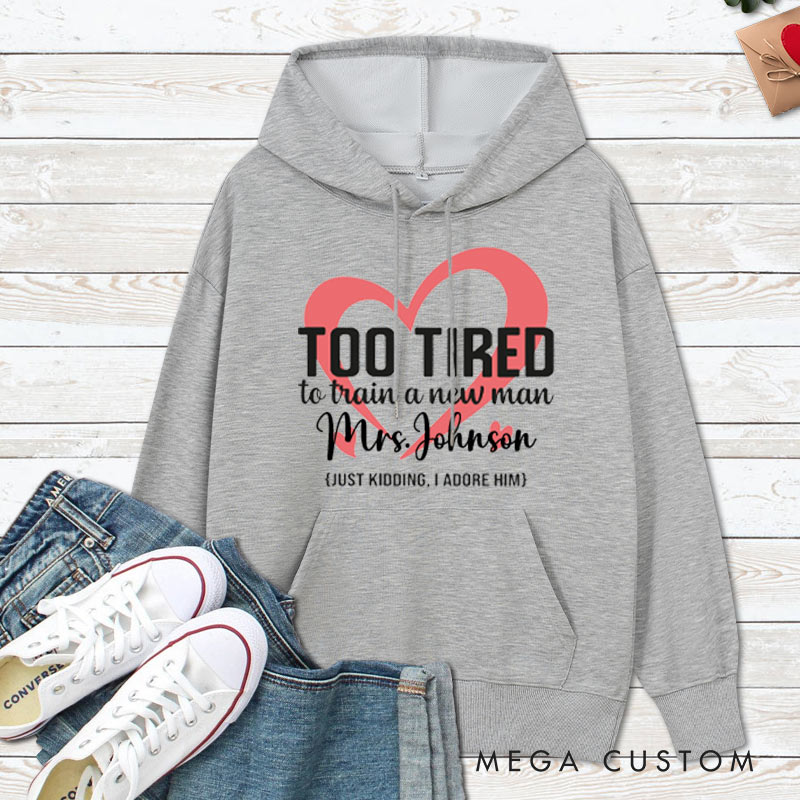 Personalized Funny Couple Anniversary Hoodie Couple Wedding Anniversary Outfit for Her Him Anniversary Hoodie for Wife Husband
