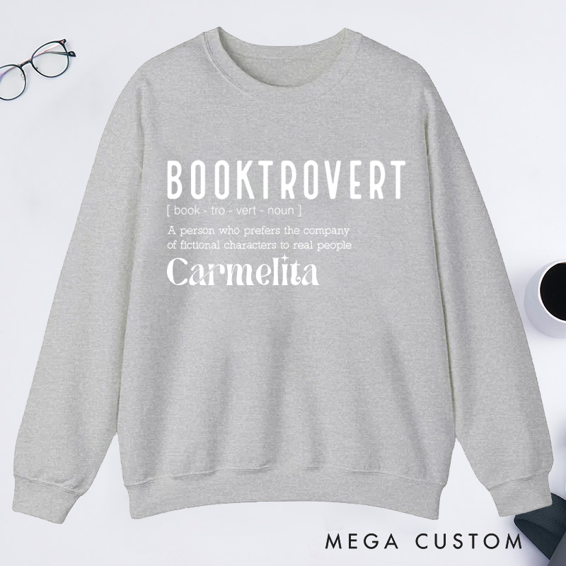 Personalized I Have No Shelf Control Classic Sweatshirts Custom Bookish Sweatshirt with Name Book Lover Gift Librarian Gift Reading Gift