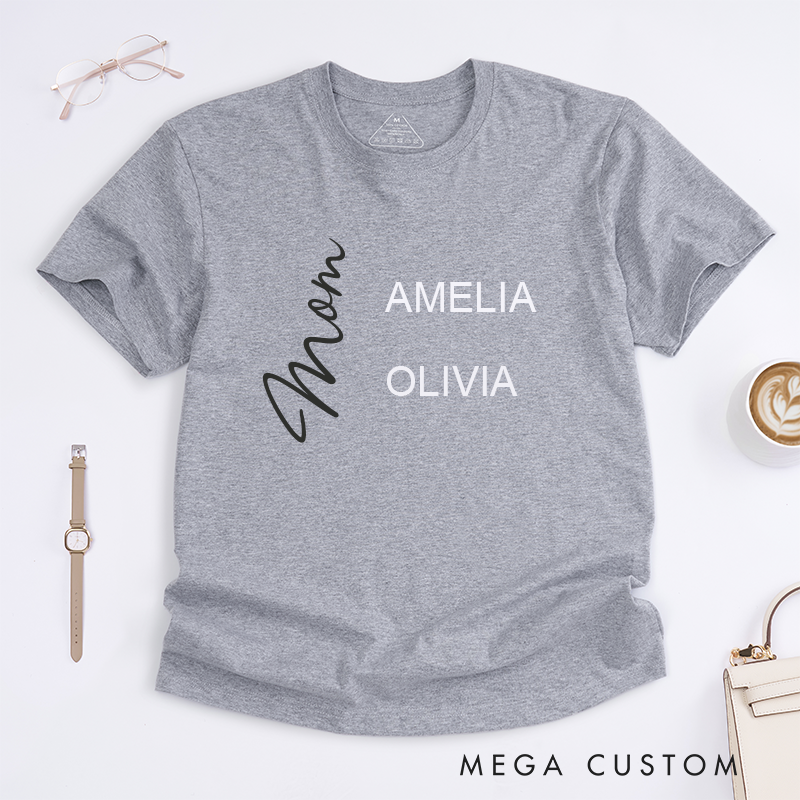 Personalized Fashionable Mothers Minimalist Design Classic T-shirt