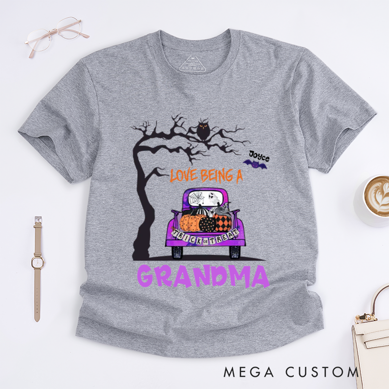 Personalized Love Being Mom Grandma Halloween Classic T-Shirt Gift Ideas for Halloween