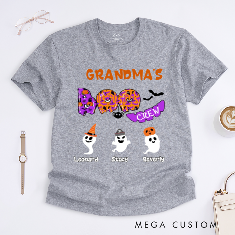 Personalized Boo Crew with Halloween Ghosts Classic T-Shirt Halloween Ideas