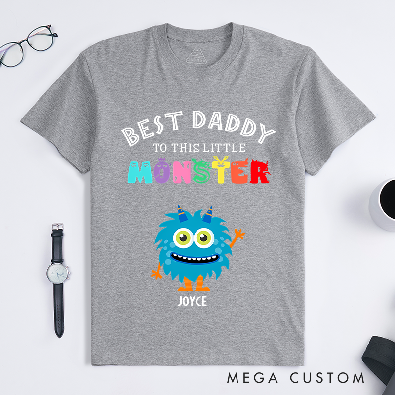 Personalized Best Daddy Grandpa to these Little Monsters Classic T-Shirt
