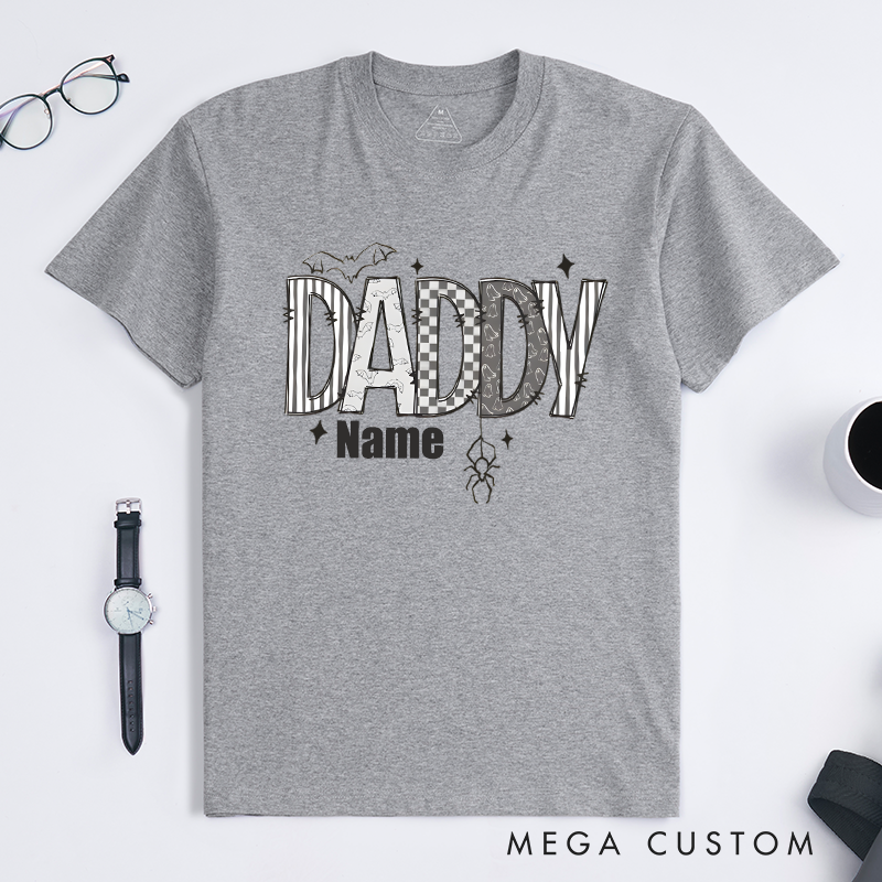 Personalized Halloween Party Spooky Daddy Classic T-shirt