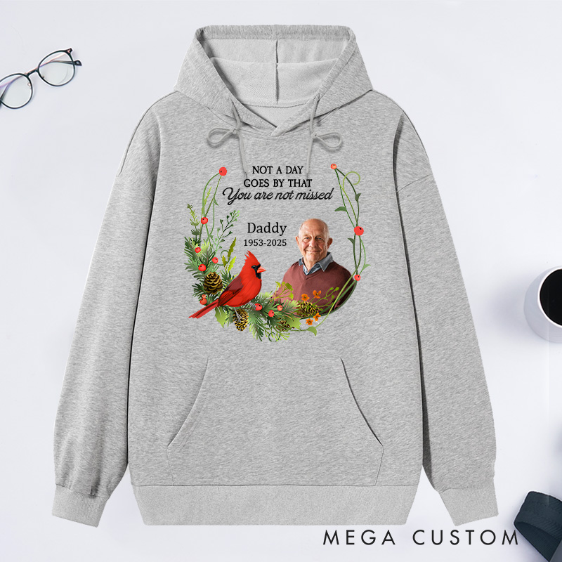 [Copy]Personalized Memorial Photo Hoodie Memorial Gift for Loss of Father In Loving Memory Gift I am Always with You Sweatshirt 