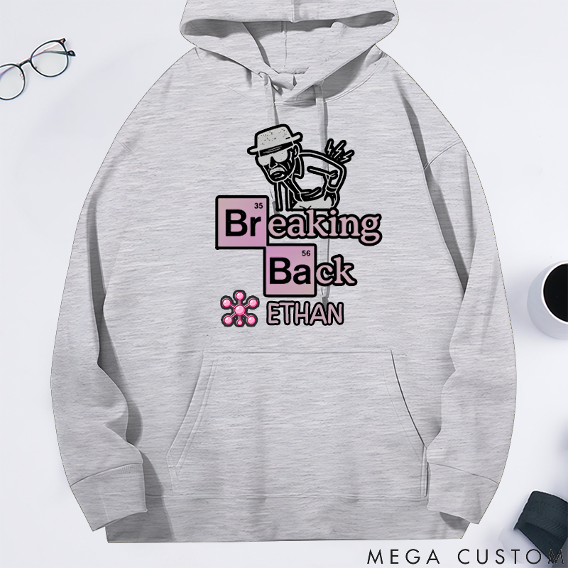 Personalized Classic Hoodie Funny Back Pain Graphic Tee