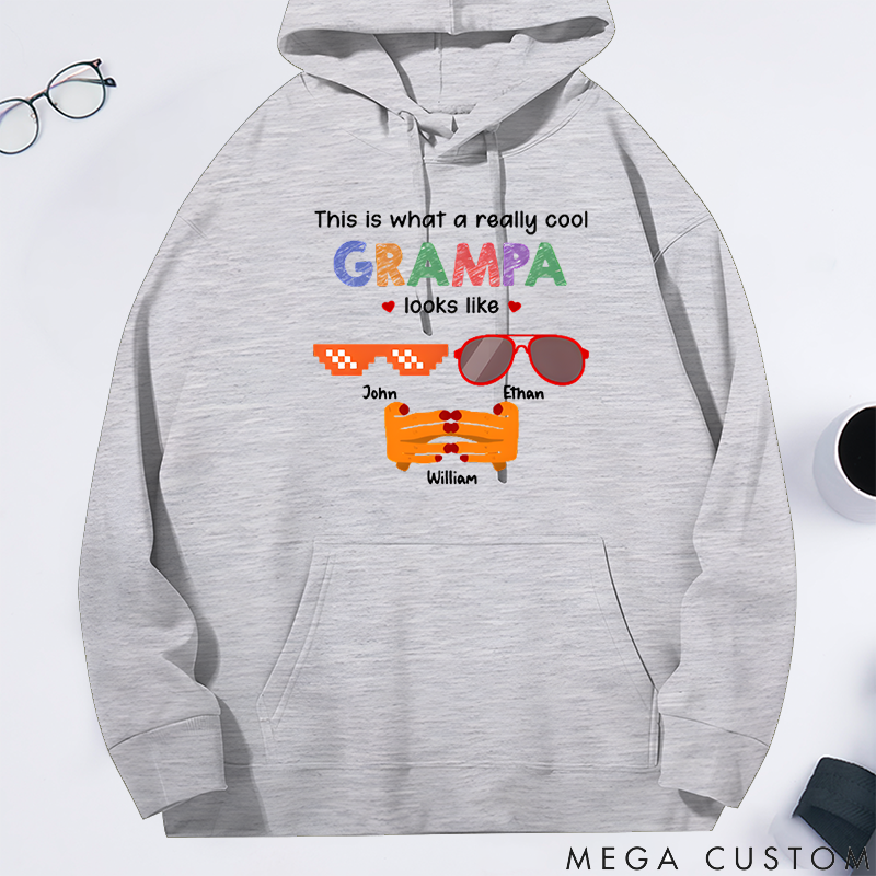 Personalized Classic Hoodie Really Cool Dad Looks Like