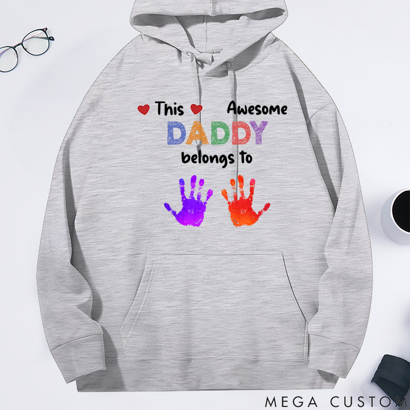 Personalized Classic Hoodie This Grandma Belongs To Grandkids