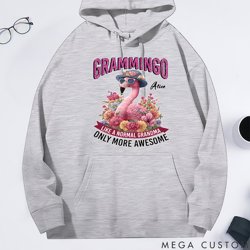 Personalized Classic Hoodie Grammingo Like a Normal Grandma Only More Awesome