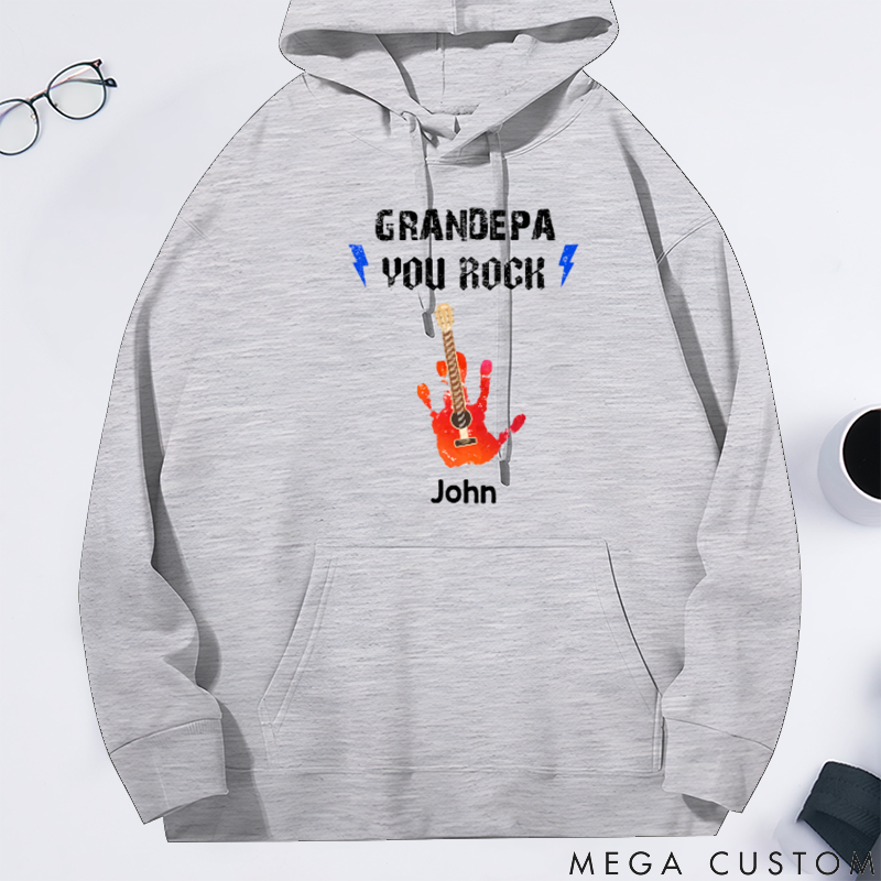 Personalized Classic Hoodie Guitar Family You Rock Theme