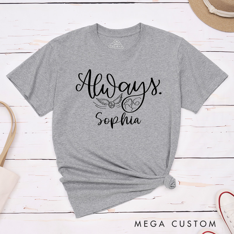 Personalized Couple After All This Time and Always Matching T-Shirt Valentine's Day T-Shirt for Husband Wife Boyfriend Girlfriend for Hubby Wifey