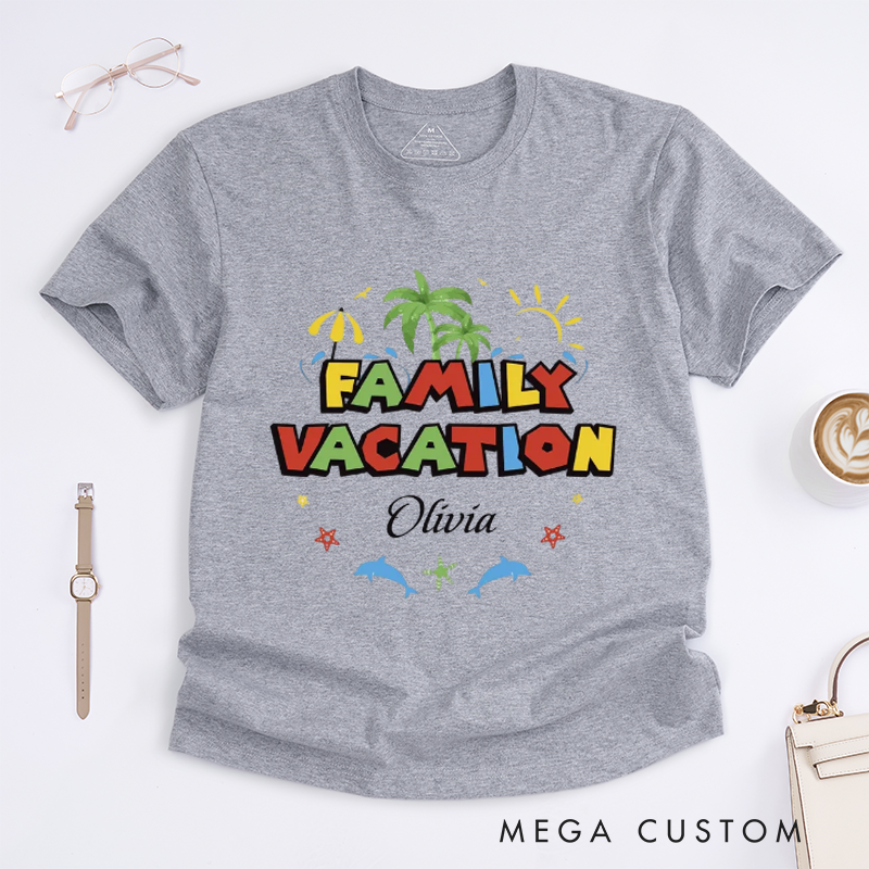 Personalized Family Matching Tees for Travel and Reunions Classic T-shirt
