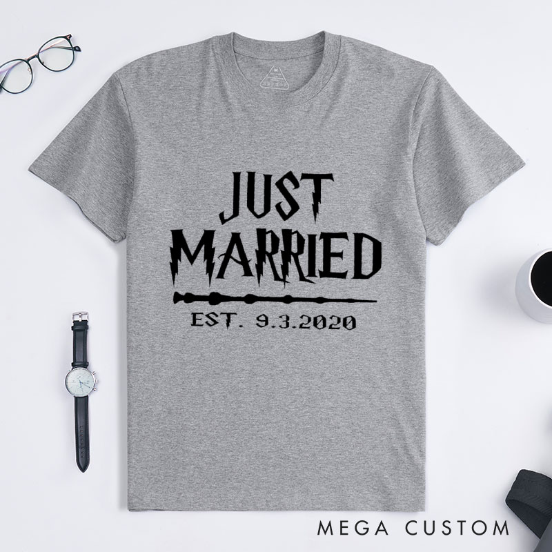 Personalized Groom Wedding T-Shirt Bride And Groom Wedding Anniversary T-Shirt Anniversary Gift For Him Groom Shirts