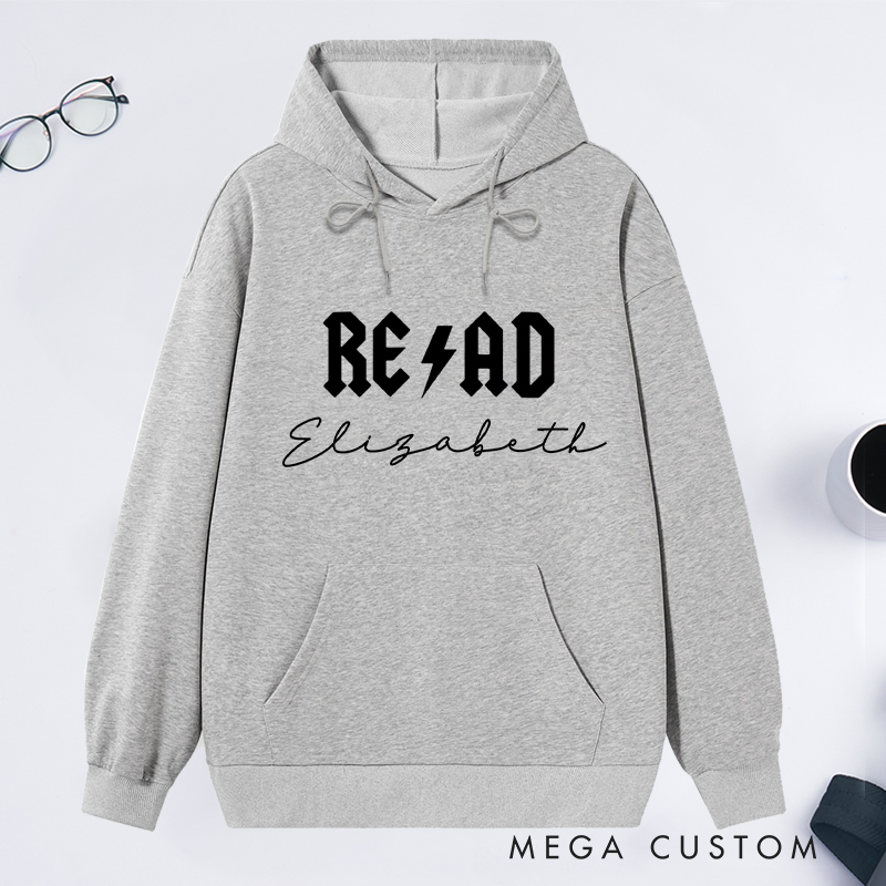 Personalized Read Classic Hoodies Bookish Hoodies Custom Book Lover Hoodies with Name Librarian Gift Book Lover Gift for Reader Gift