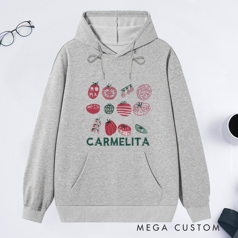Personalized Grandma's Garden Classic Hoodies Custom Mama's Garden Hoodies with Name Plant Lover Gift Gardening Lover Gift for Gardener