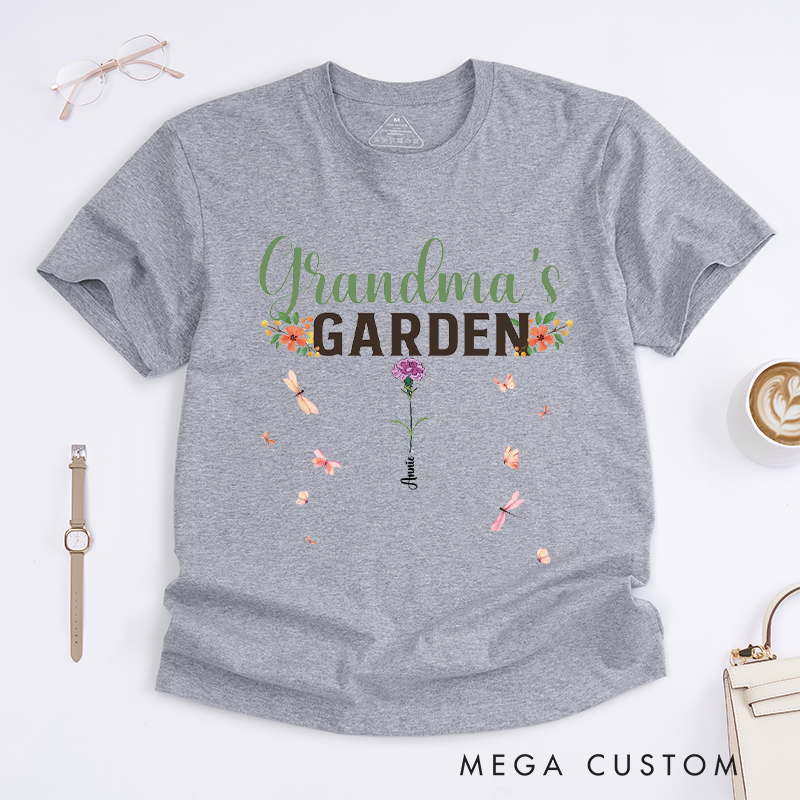 Personalized Garden Classic T-Shirt Loving Gift for Mother Grandma Gardening