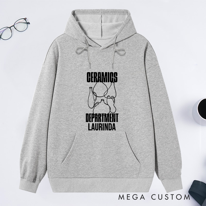 Personalized Ceramics Classic Hoodies Pottery Hoodies Ceramics Gift for Potter Pottery Gift