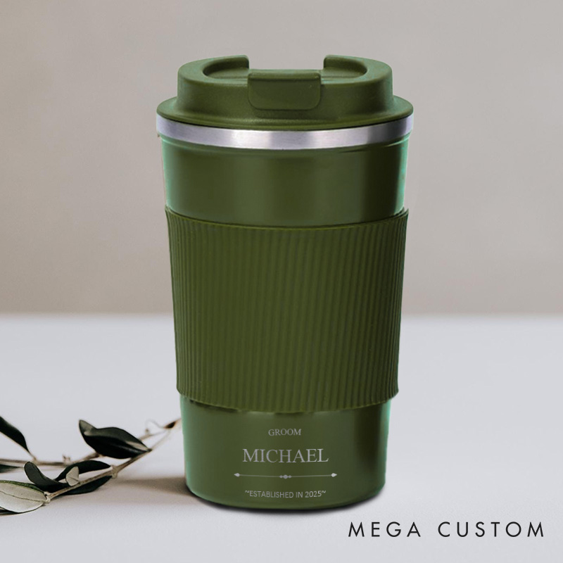 Personalized Groom Wedding Party Coffee Cup Bachelor Party Cup For Groomsman Best Man Gift for Men