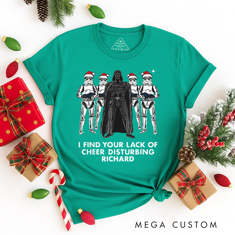 Personalized I Found You Lack of Cheer Christmas Classic T-Shirts Galaxy War Film Tshirt Movie Holiday Shirt