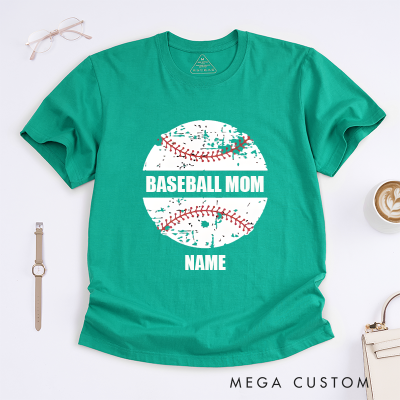 Personalized Baseball Game Day Custom Team Name Classic T-shirt