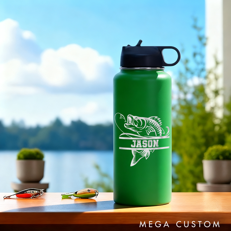 Personalized Bass Fishing Tumbler Bass Fishing Gift Fishing Tumbler Fishing Gift Insulated for Hot and Cold Drinks Perfect Gift for Fishing Lover