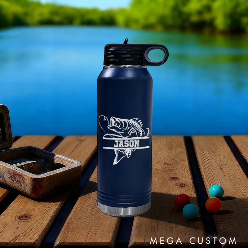 Personalized Bass Fishing Tumbler Bass Fishing Gift Fishing Tumbler Fishing Gift Insulated for Hot and Cold Drinks Perfect Gift for Fishing Lover