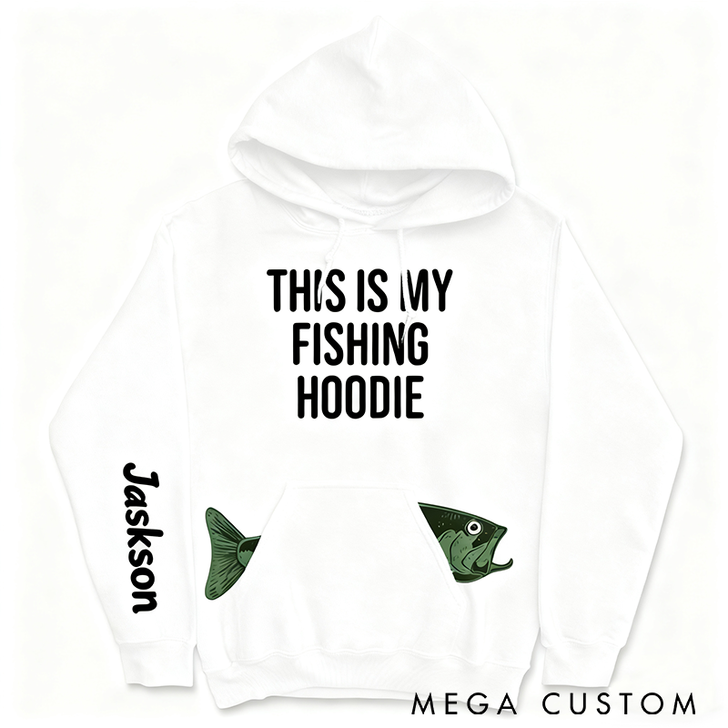 Personalized Fishing Hoodie Camping Gifts Summer Hoodie Fishing Hoodie Custom Name Comfortable and Warm Perfect Gift for Fishing Enthusiasts and Outdoor Adventures
