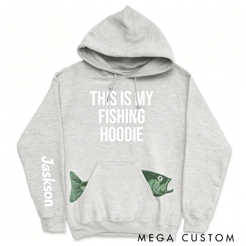 Personalized Fishing Hoodie Camping Gifts Summer Hoodie Fishing Hoodie Custom Name Comfortable and Warm Perfect Gift for Fishing Enthusiasts and Outdoor Adventures