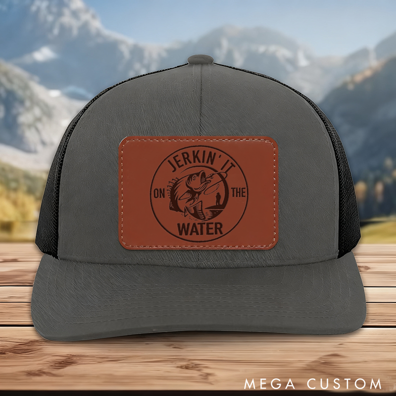 Personalized Funny Fishing Hat Fishing Trucker Hat Funny Bass Design Comfortable and Stylish Cap for Fishing Enthusiasts