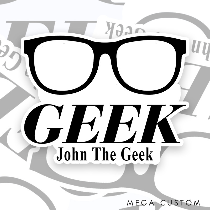 Personalized Geek Mode Sticker Programmer Computer Technology Lover Sticker Gift for Nerd Geek  