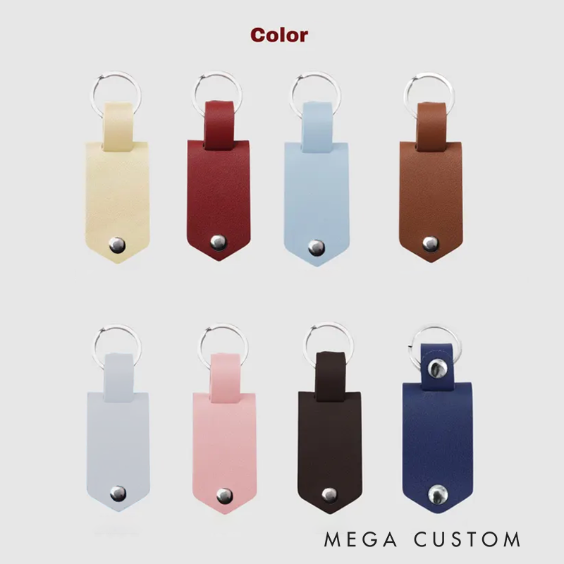 Personalized Keychain for Firefighters Leather Engraved Keychain with Photo Metal Tag Keychain