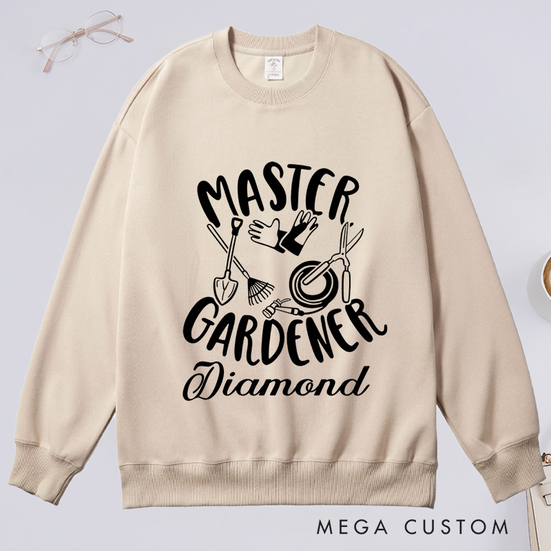 Personalized Master Gardener Classic Sweatshirts Gardener Sweatshirt with Name Plant Lover Gift Gardening Lover Gift Gardener Gift