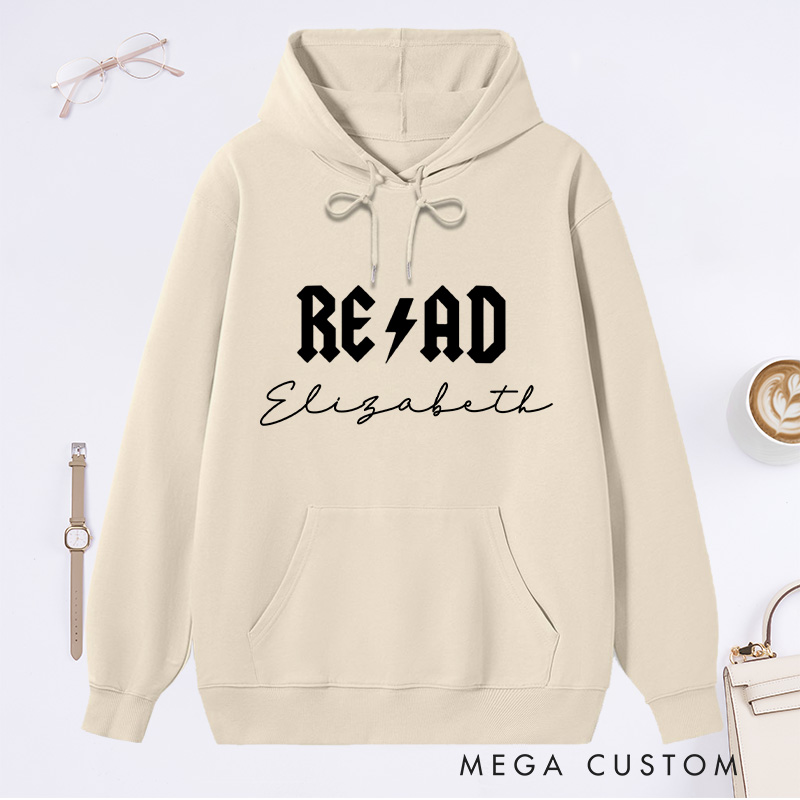 Personalized Read Classic Hoodies Bookish Hoodies Custom Book Lover Hoodies with Name Librarian Gift Book Lover Gift for Reader Gift