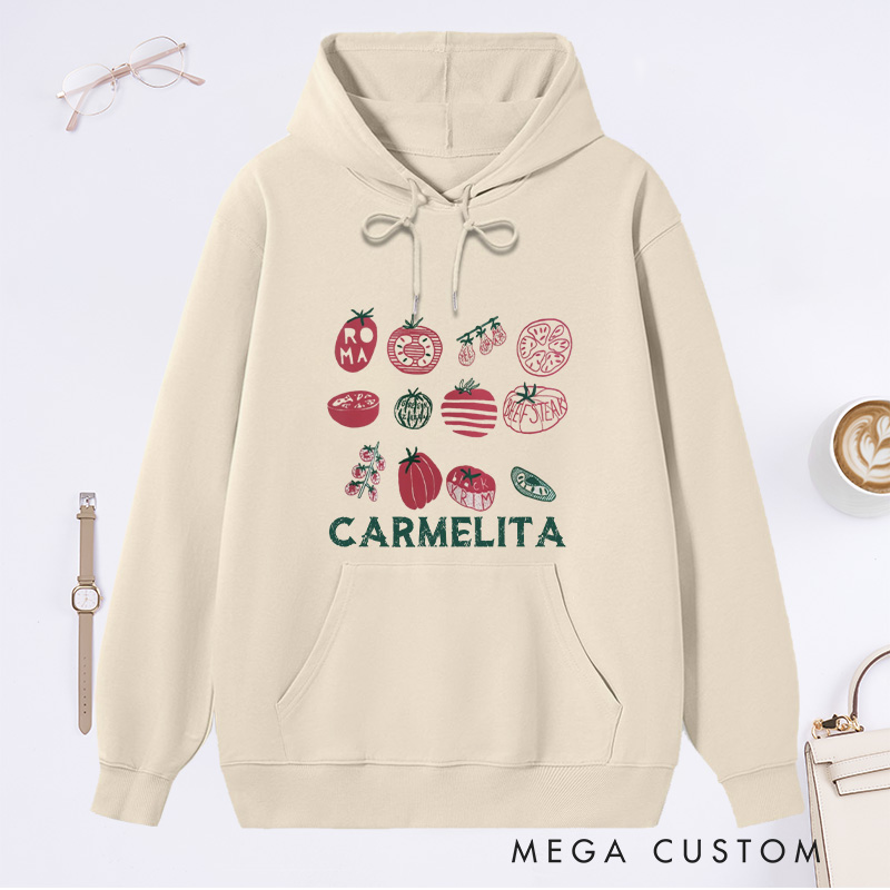 Personalized Grandma's Garden Classic Hoodies Custom Mama's Garden Hoodies with Name Plant Lover Gift Gardening Lover Gift for Gardener