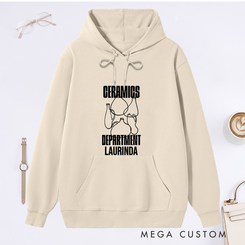 Personalized Ceramics Classic Hoodies Pottery Hoodies Ceramics Gift for Potter Pottery Gift