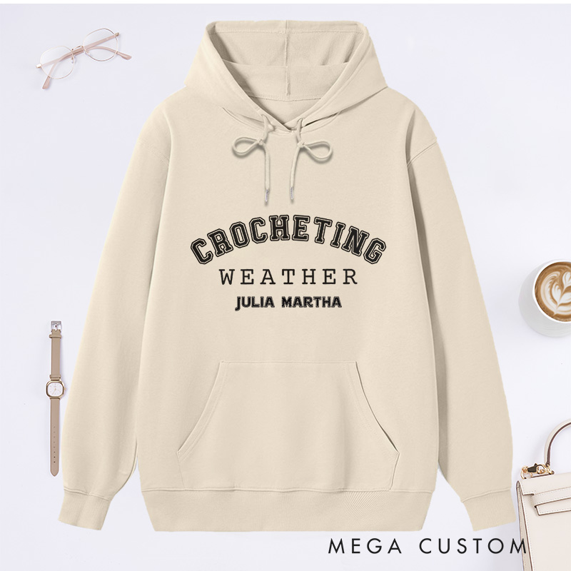 Personalized Crocheting Classic Hoodies Gifts for Crochet Artist Lovers