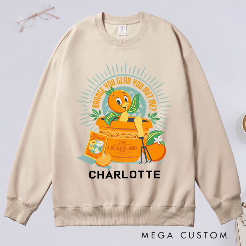 Personalized Citrus Garden Delight Classic Sweatshirts Granding Lovers Gift