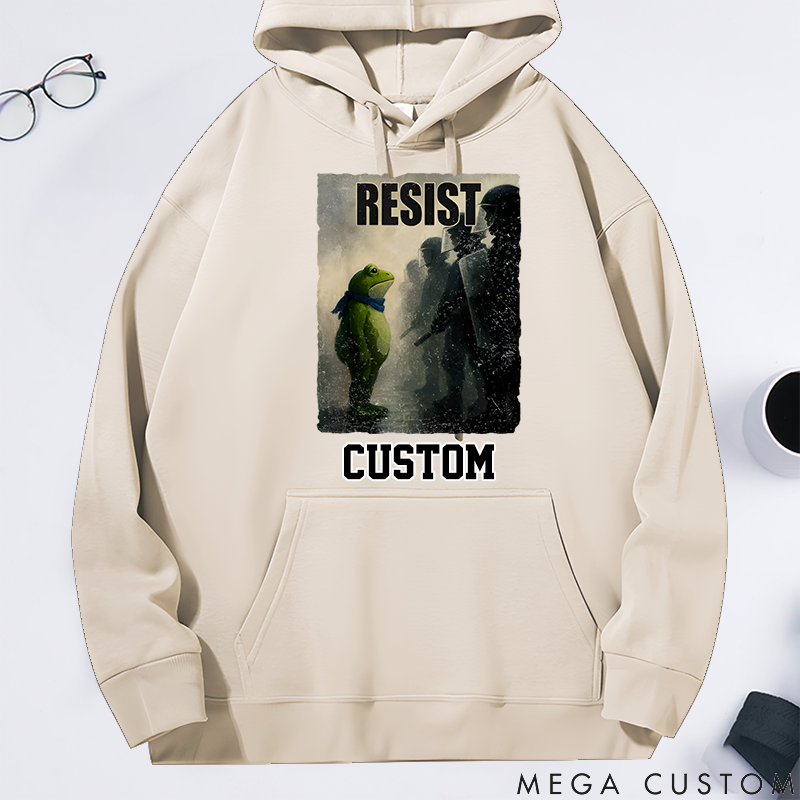 Personalized Classic Hoodie Portland Protest Funny Political Parody Theme
