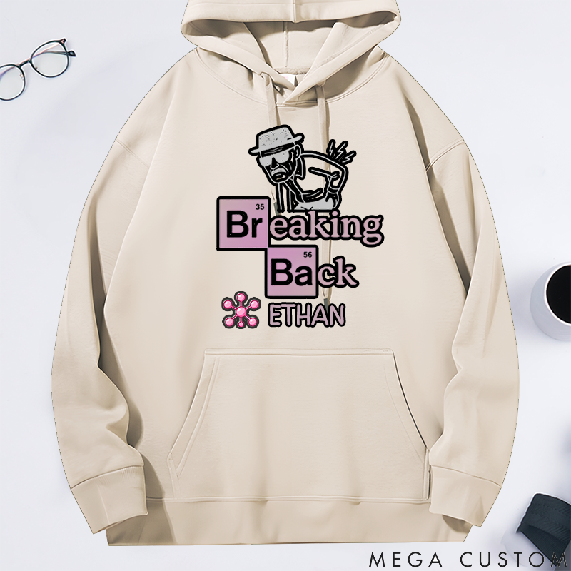 Personalized Classic Hoodie Funny Back Pain Graphic Tee