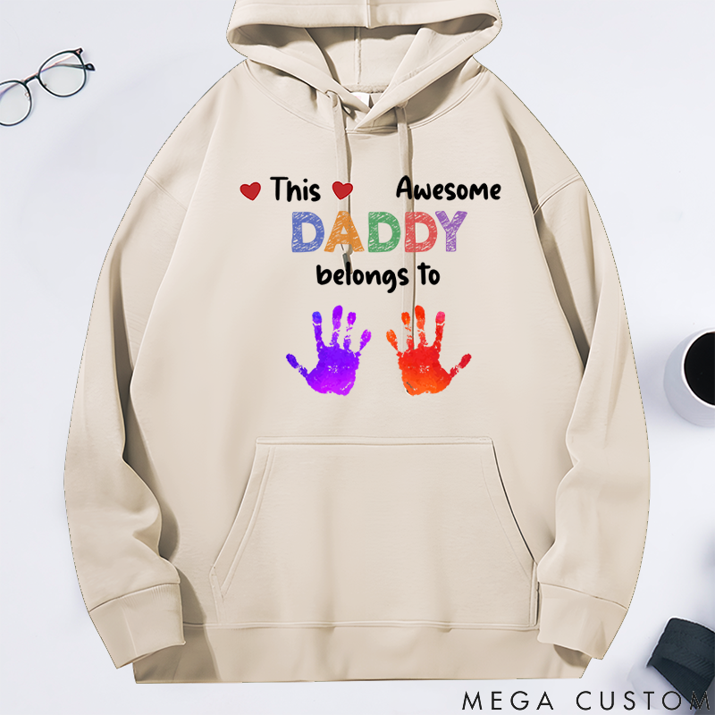 Personalized Classic Hoodie This Grandma Belongs To Grandkids