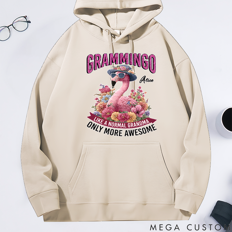 Personalized Classic Hoodie Grammingo Like a Normal Grandma Only More Awesome